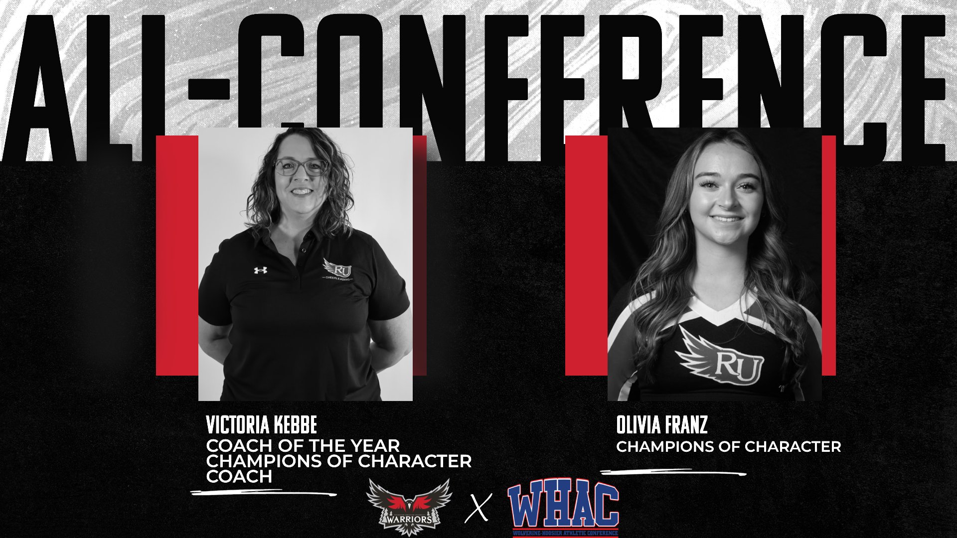 Competitive Cheer see's a pair of Warriors honored with WHAC Postseason honors