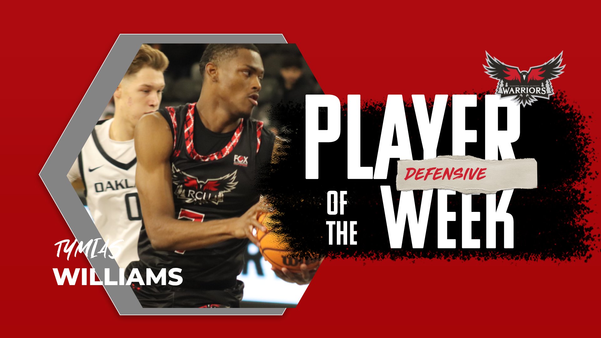 Williams earns sixth WHAC Player of the Week honor of the season