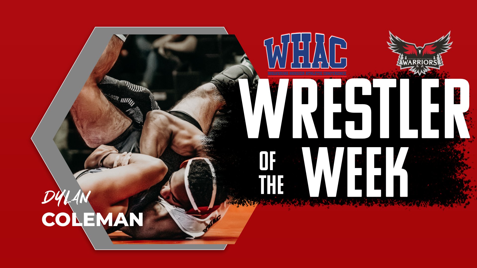 Coleman earns WHAC Wrestler of the Week honor