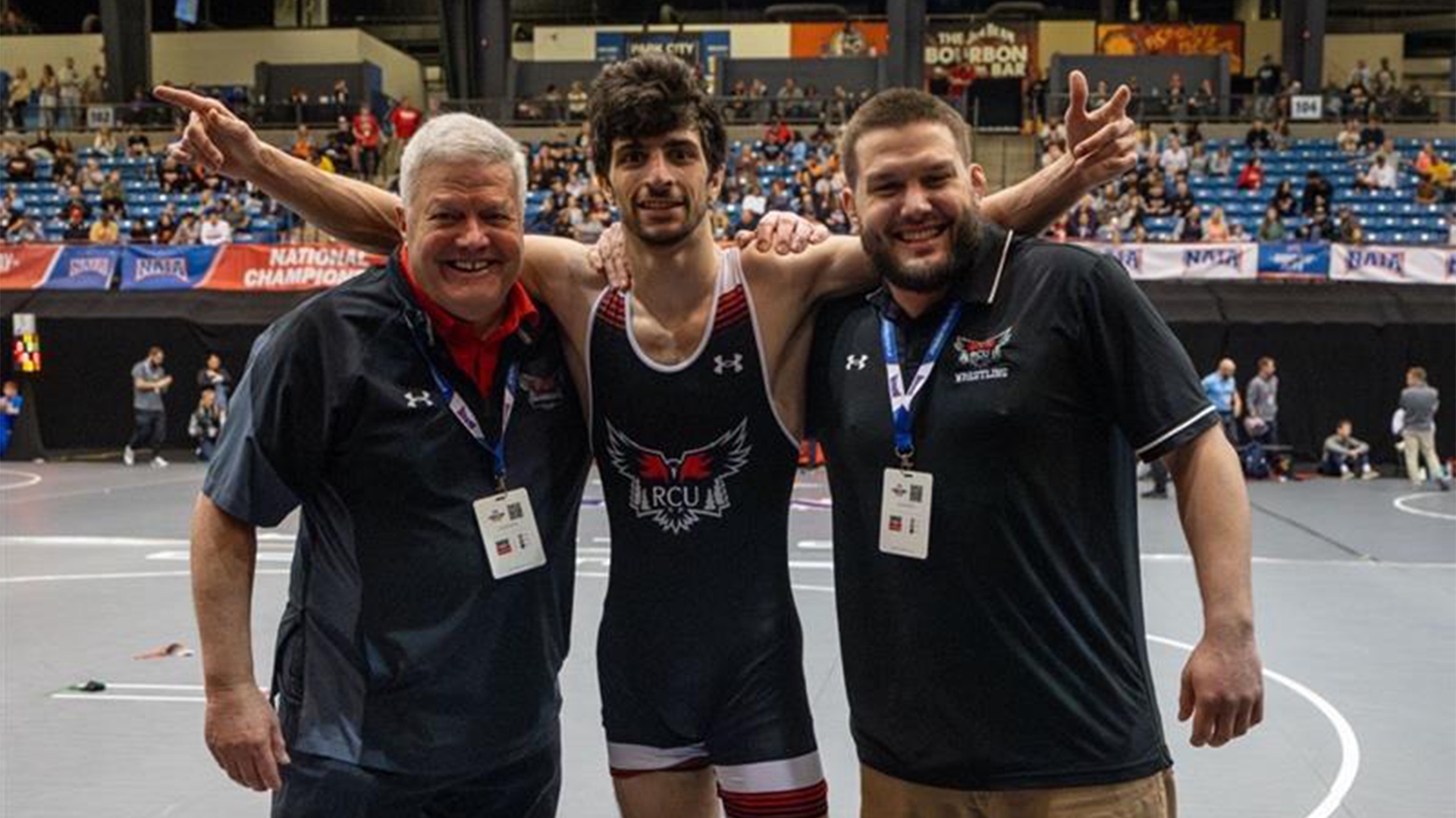 NAIA CHAMPIONSHIP DAY 2: Men's Wrestling's Alayan earns program's first All-American