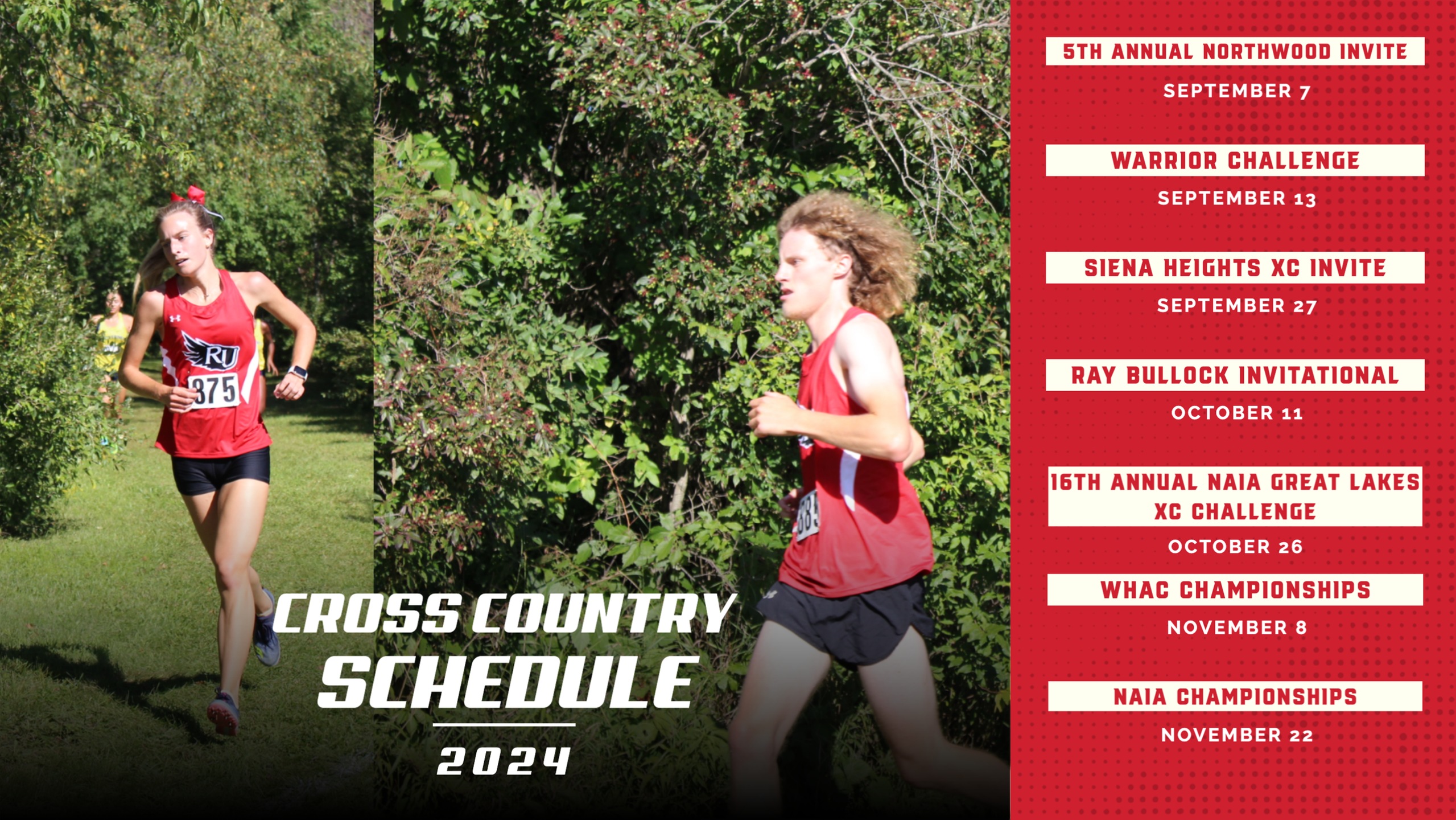 2024 CROSS COUNTRY SCHEDULE RELEASED