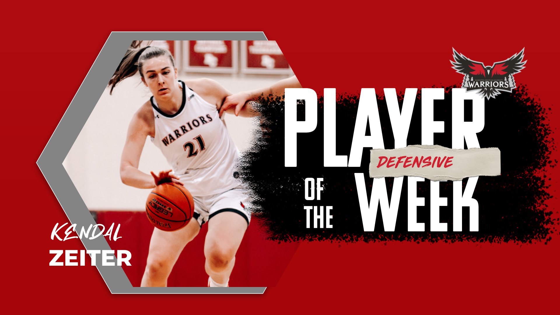 Zeiter earns third straight WHAC Player of the Week