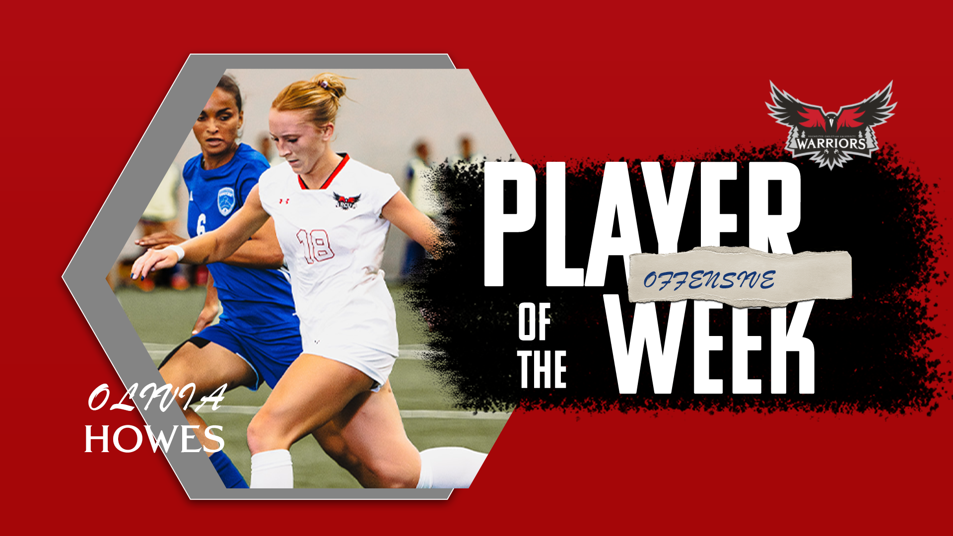 Howes earns third WHAC Player of the Week honor of the Season