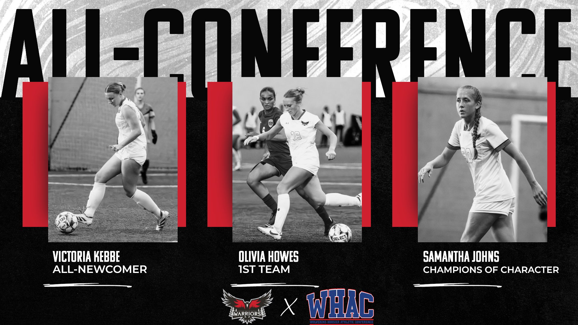Trio of Warriors honored with WHAC Postseason Awards